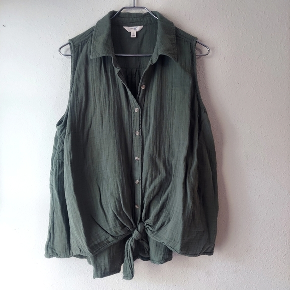 Terra & sky sleeveless shirt - Picture 1 of 5